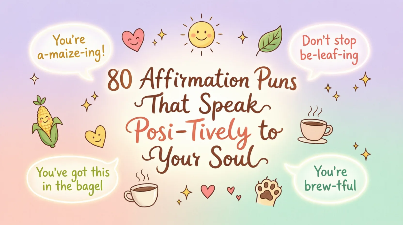80 Affirmation Puns That Speak Posi-Tively to Your Soul affirmation puns
