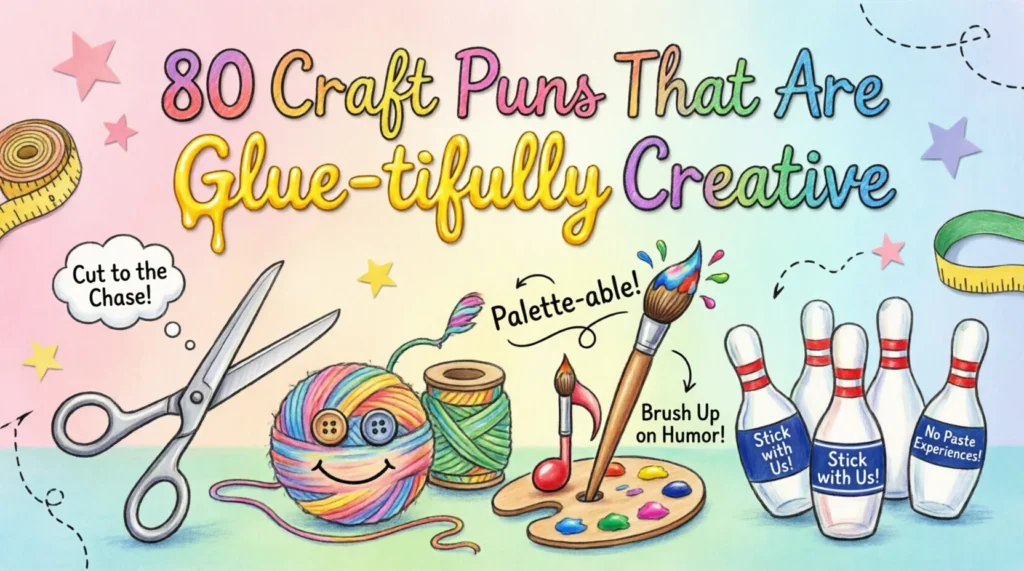 craft related puns