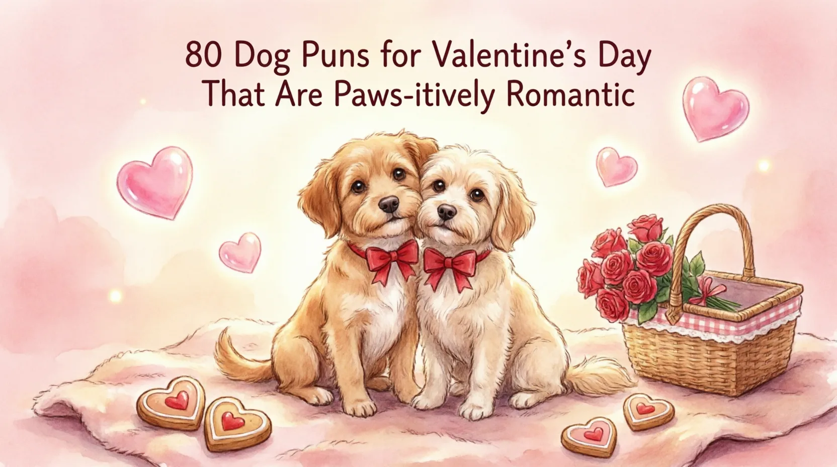 80 Dog Puns for Valentine’s Day That Are Paws-itively Romantic dog puns for valentines day