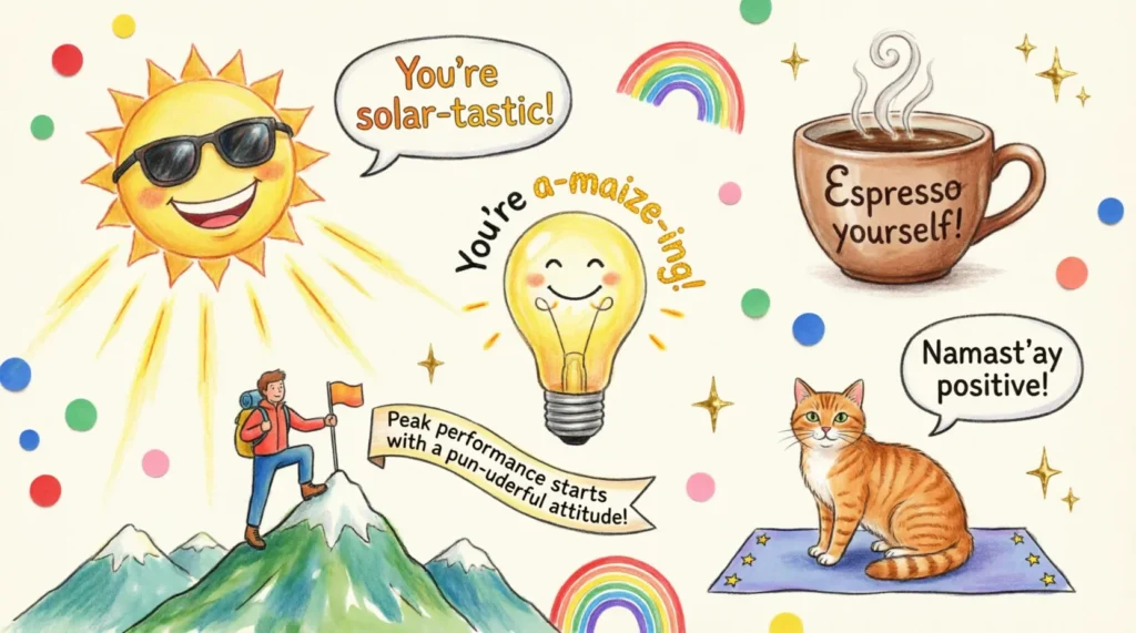 funny motivational puns