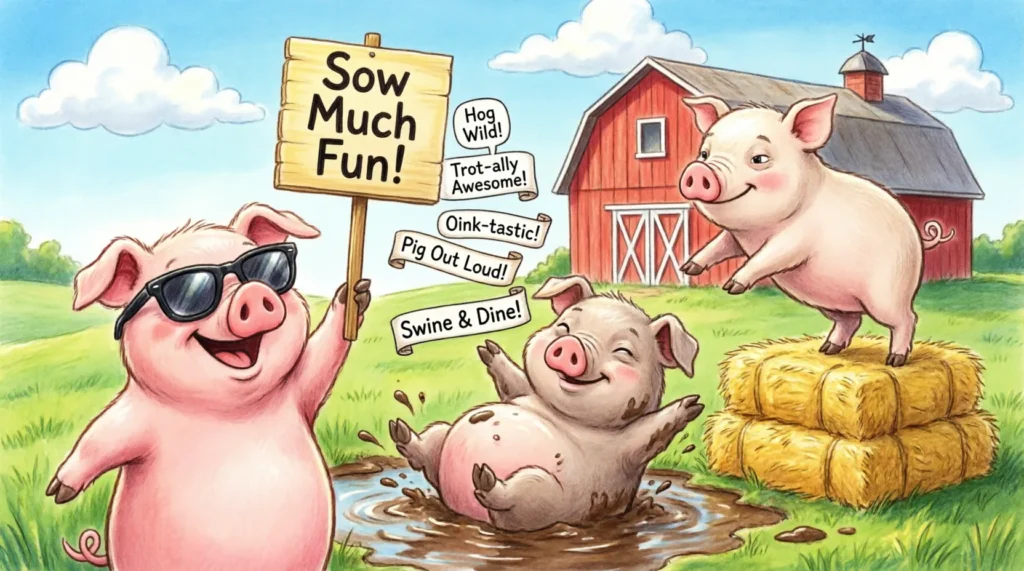 funny pig puns