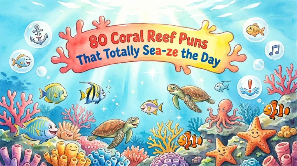 coral reef puns