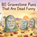 gravestone puns