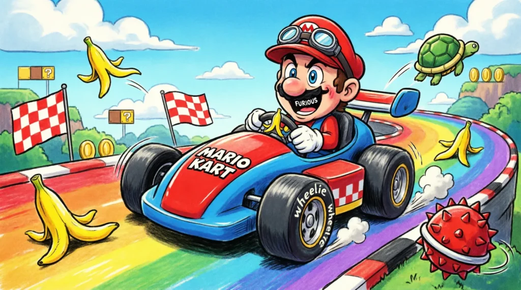 mario kart pun