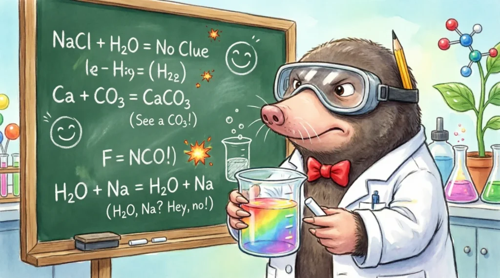 mole puns chemistry