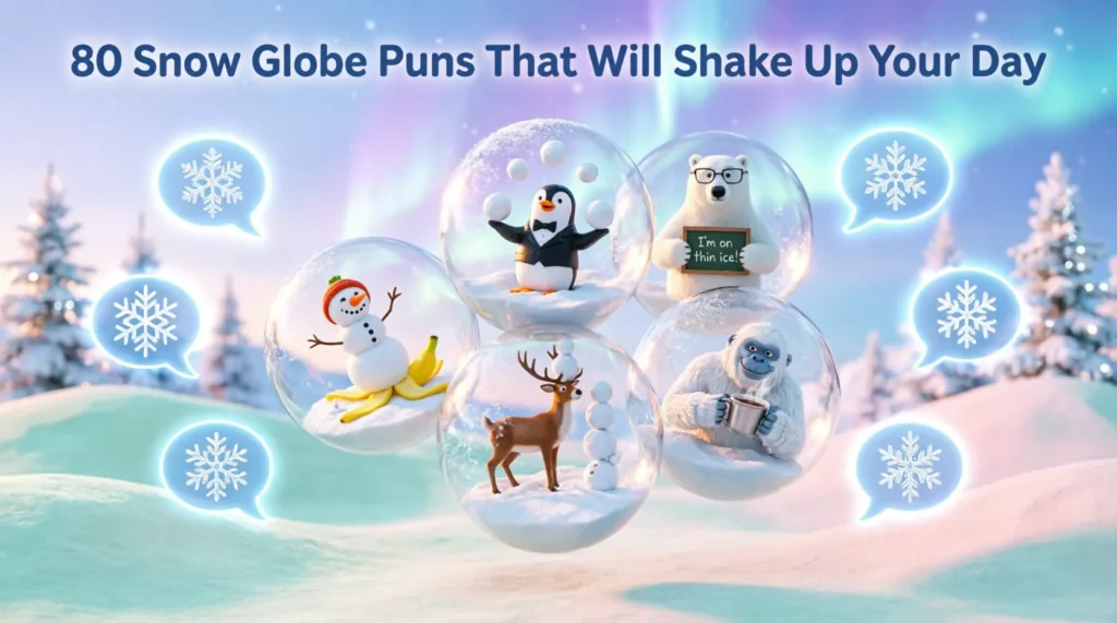 snow globe puns