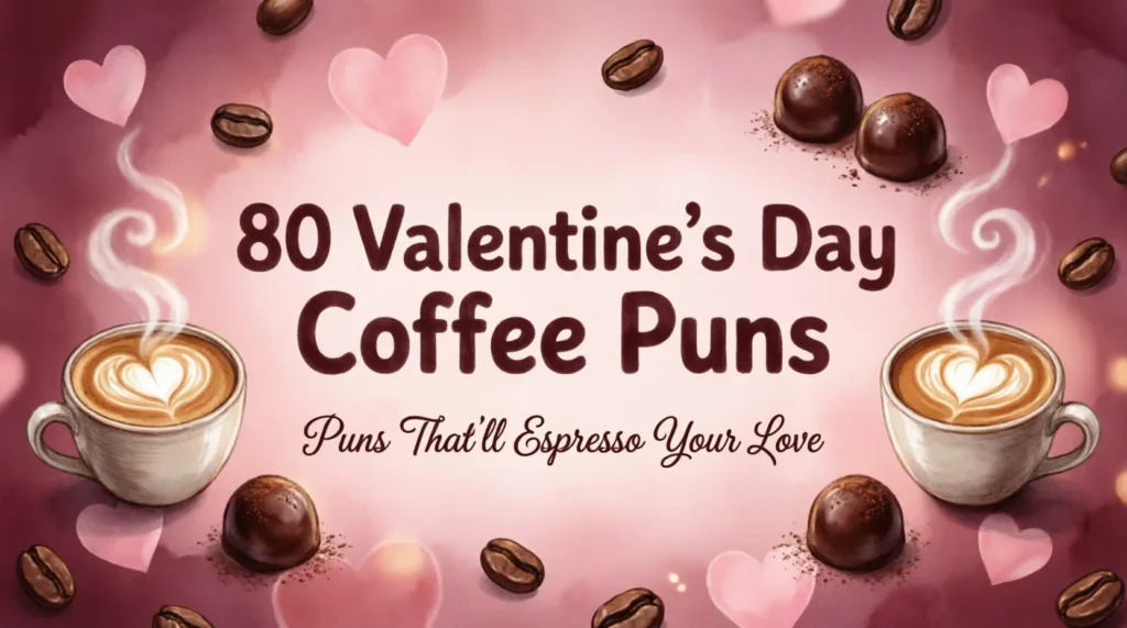 valentines day coffee puns