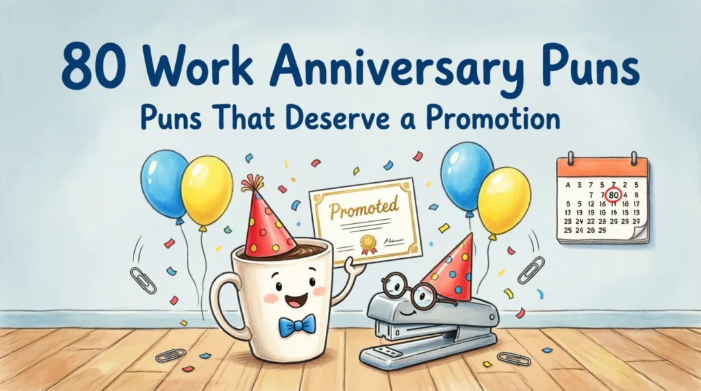 work anniversary puns