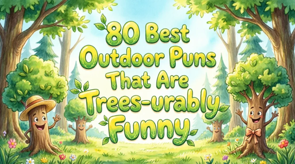 best outdoor puns