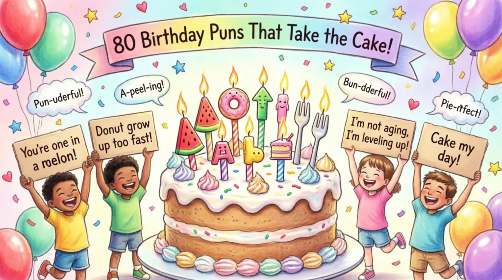 birthday puns for kids