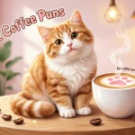 82 Cat Coffee Puns for Latte Lovers Who Like It Purr-Colated cat coffee puns for latte lovers