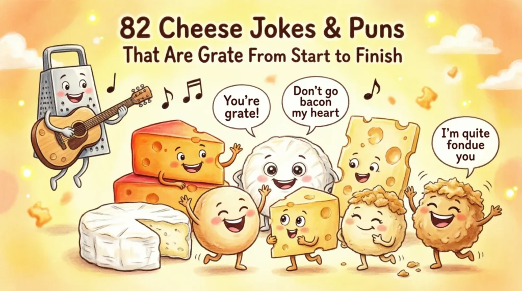 cheese jokes and puns